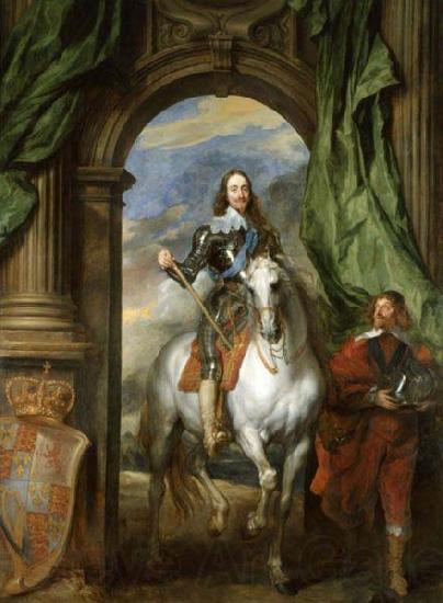 Anthony Van Dyck Charles I with M. de St Antoine Norge oil painting art